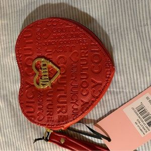 Red Juicy Couture wristlet wallet